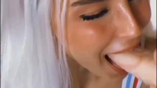 Sunnyrayxo Sucking Dildo OnlyFans Video Leaked