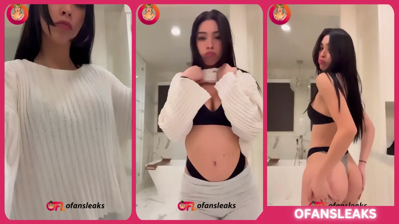Aishah Sofey Black Lingerie Set Stripping OnlyFans Video Leaked