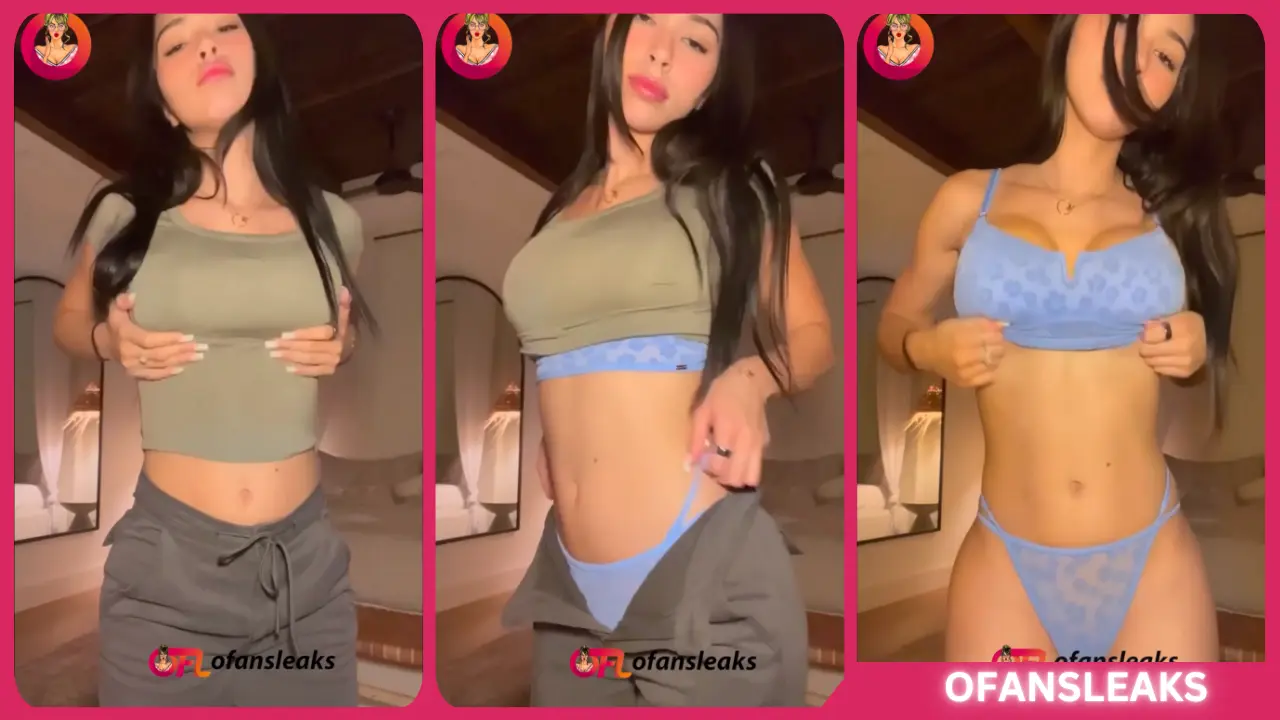 Aishah Sofey Blue Lingerie Set Stripping OnlyFans Video Leaked