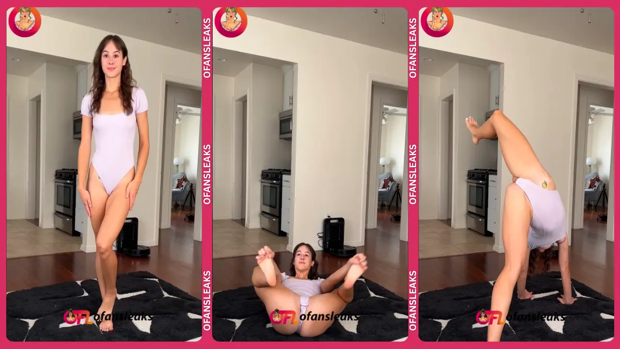 Julesari Nude Yoga in Doggy Style For Fans