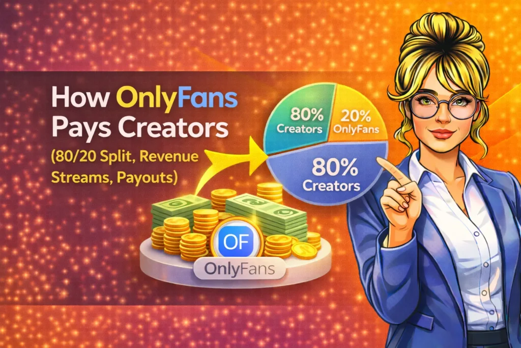 How OnlyFans Pays Creators (80:20 Split, Revenue Streams, Payouts)