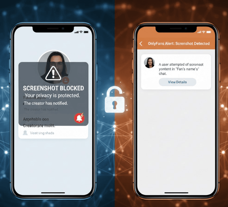 How OnlyFans handles screenshots and notifications