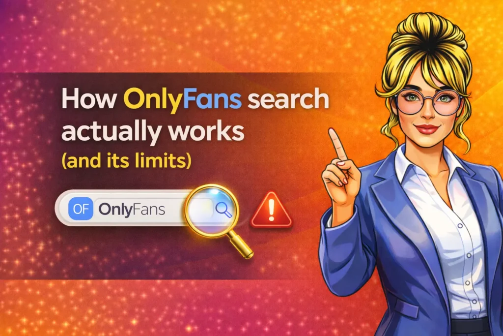 How OnlyFans search actually works (and its limits)