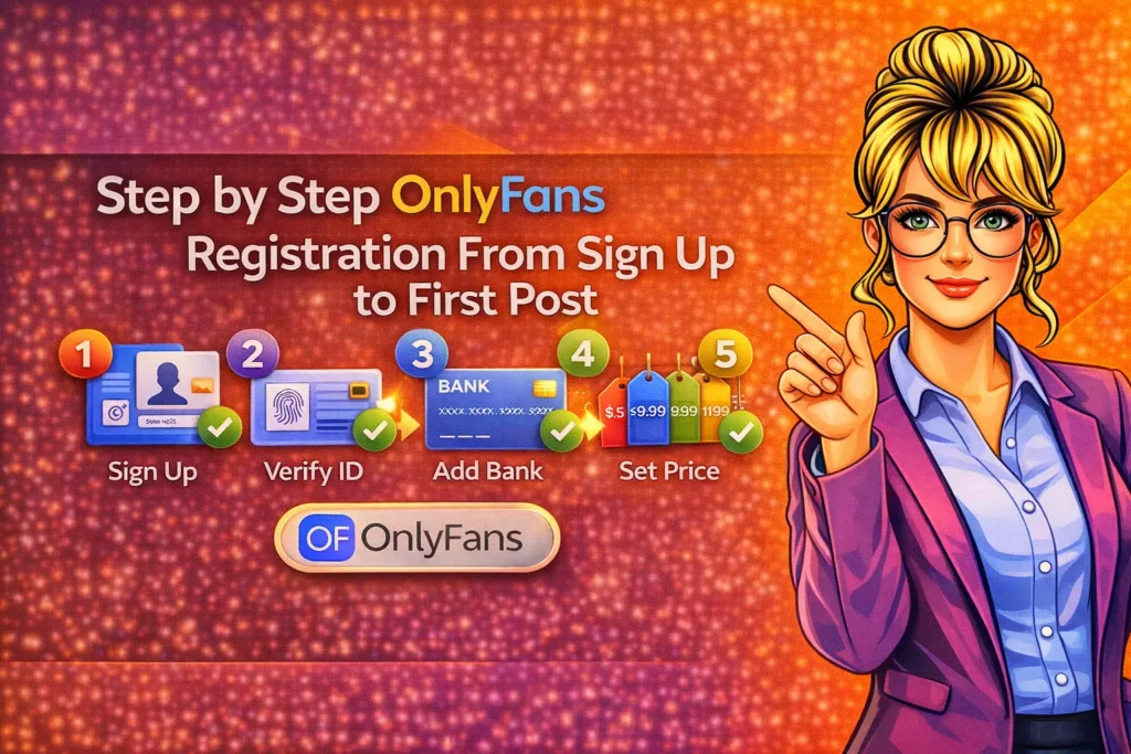 Step by Step OnlyFans Registration From Sign Up to First Post