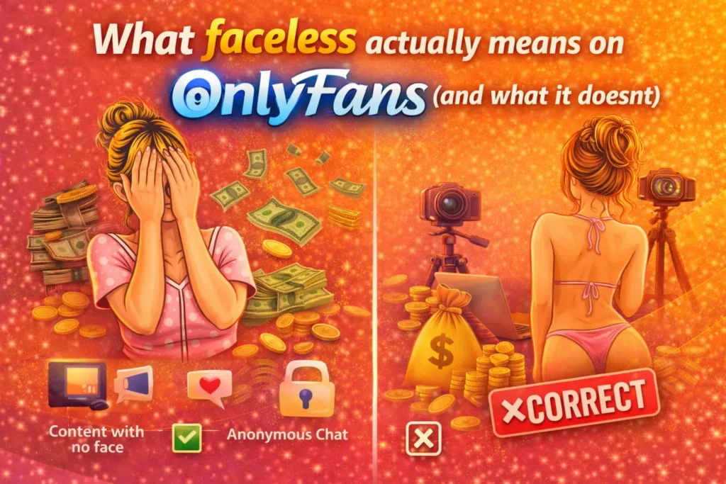 What faceless actually means on OnlyFans (and what it doesn’t)