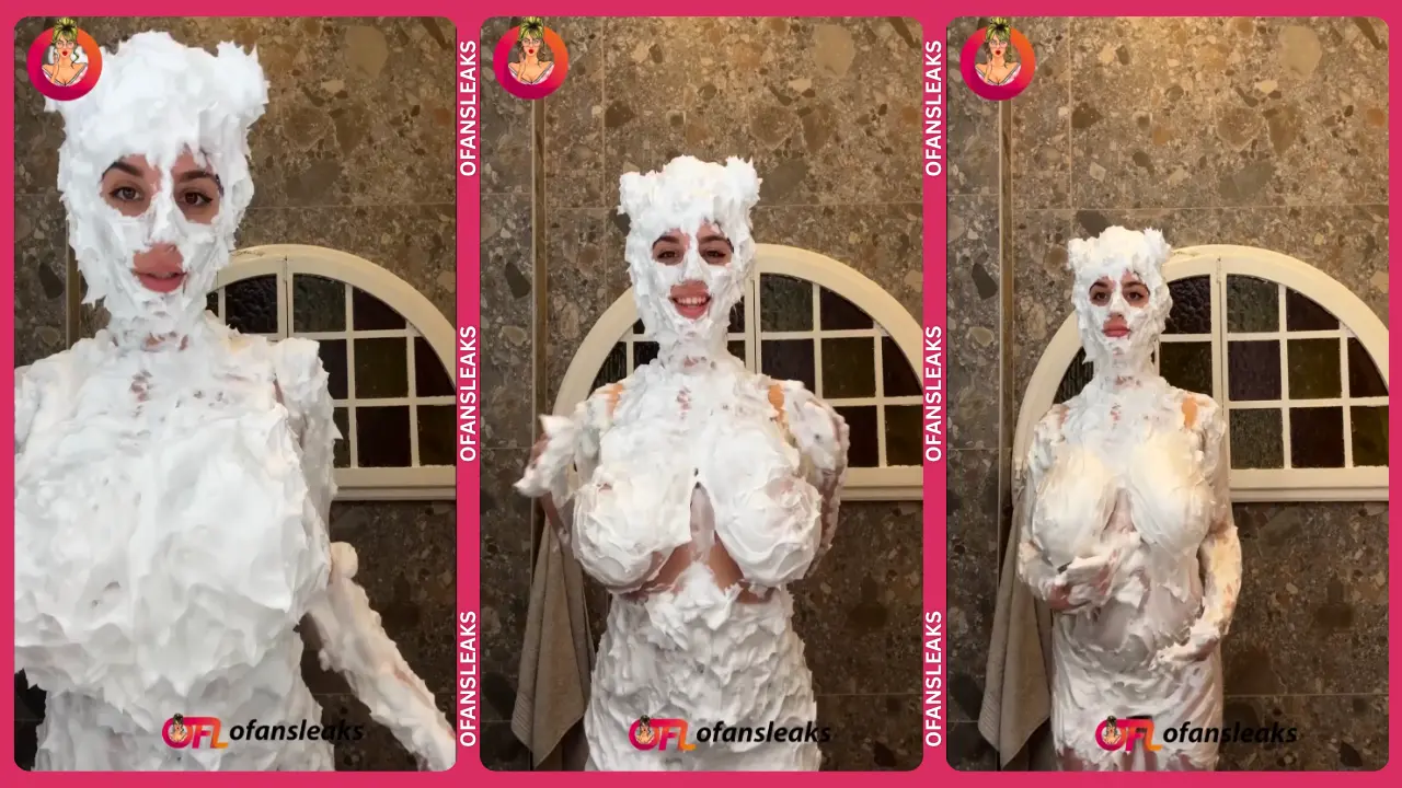 Bufalika Covered in Cream 🍦 Playful Solo Clip