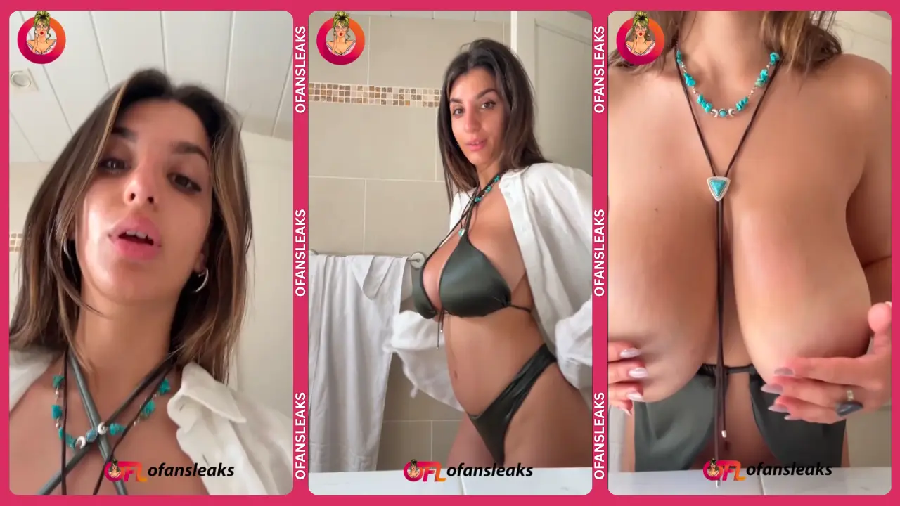 Bufalika Nude Bikini Striptease Beachside Glam Tease