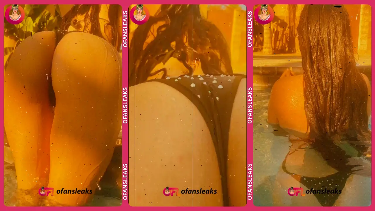 Alina Rose Ass Twerking in Pool